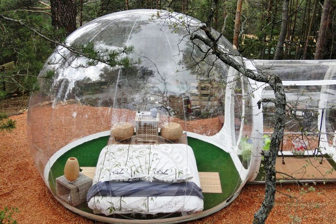 熊口管理区球形帐篷